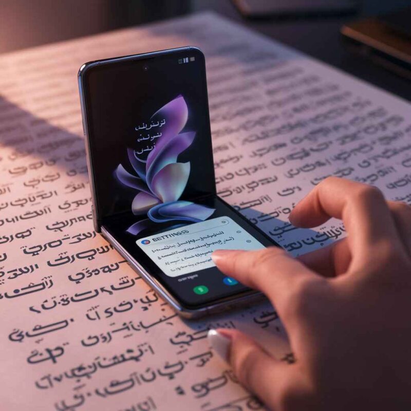 علت فارسی نشدن کیبورد گوشی موبایل سامسونگ