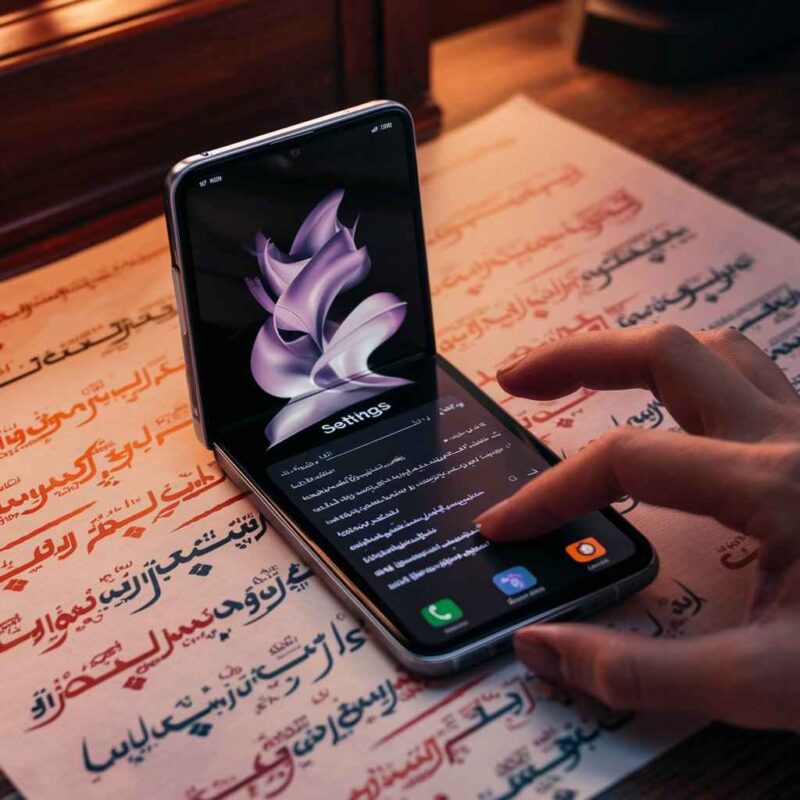 چگونه کیبورد گوشی سامسونگ را فارسی کنیم؟ 8 علت فارسی نشدن کیبورد گوشی موبایل سامسونگ